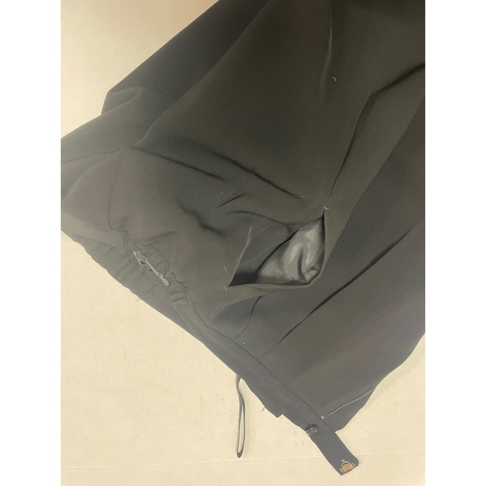 Kasper & Company ASL Black Pleated Dress Pants High Waist Straight Leg Size 8 - Picture 13 of 16